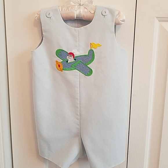 Boy's Embroidered Romper (REVERSIBLE) - Picture 1 of 6
